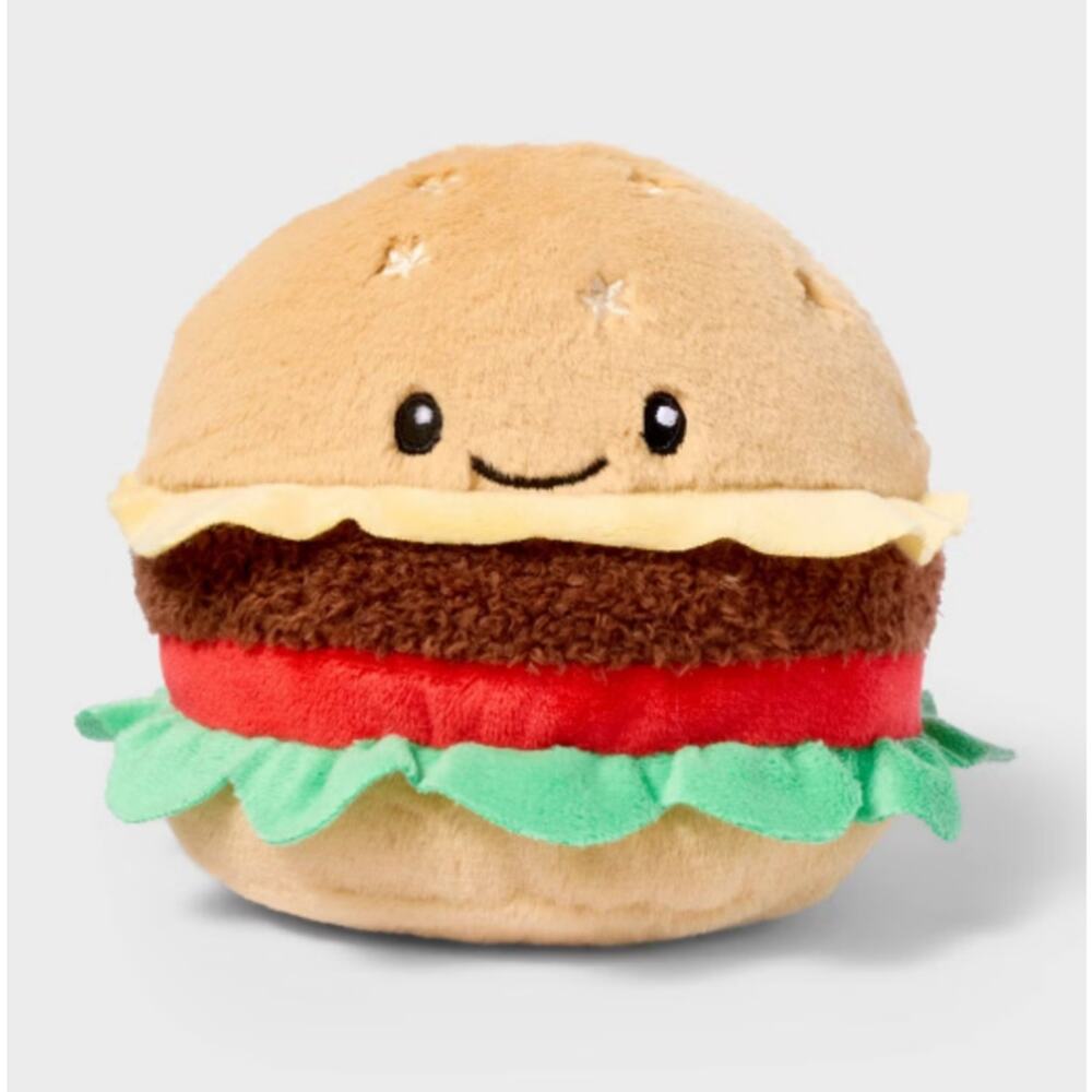 Gigglescape Cheeseburger Plush Stuffed Animal Toy